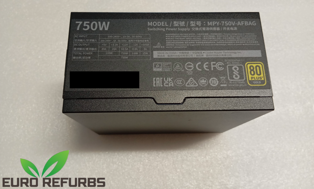 Refurbished Cooler Master V750 Gold-V2 Black Refurbished Cooler Master V750 Gold-V2 Black